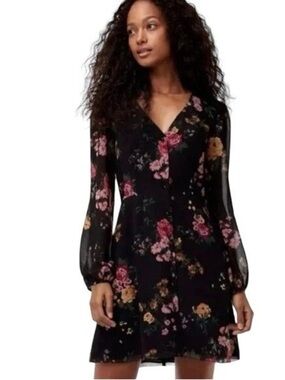 ARITZIA WILFRED Floral Button Down Dress